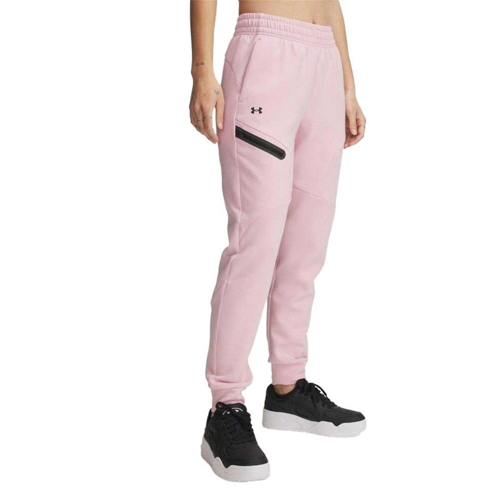 Under Armour Womens/Ladies Performance Fleece Athletic Joggers / Pink